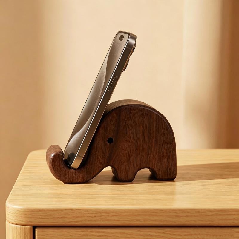 Display Stand Wood - حامل هاتف بسيط ومبتكر من خشب