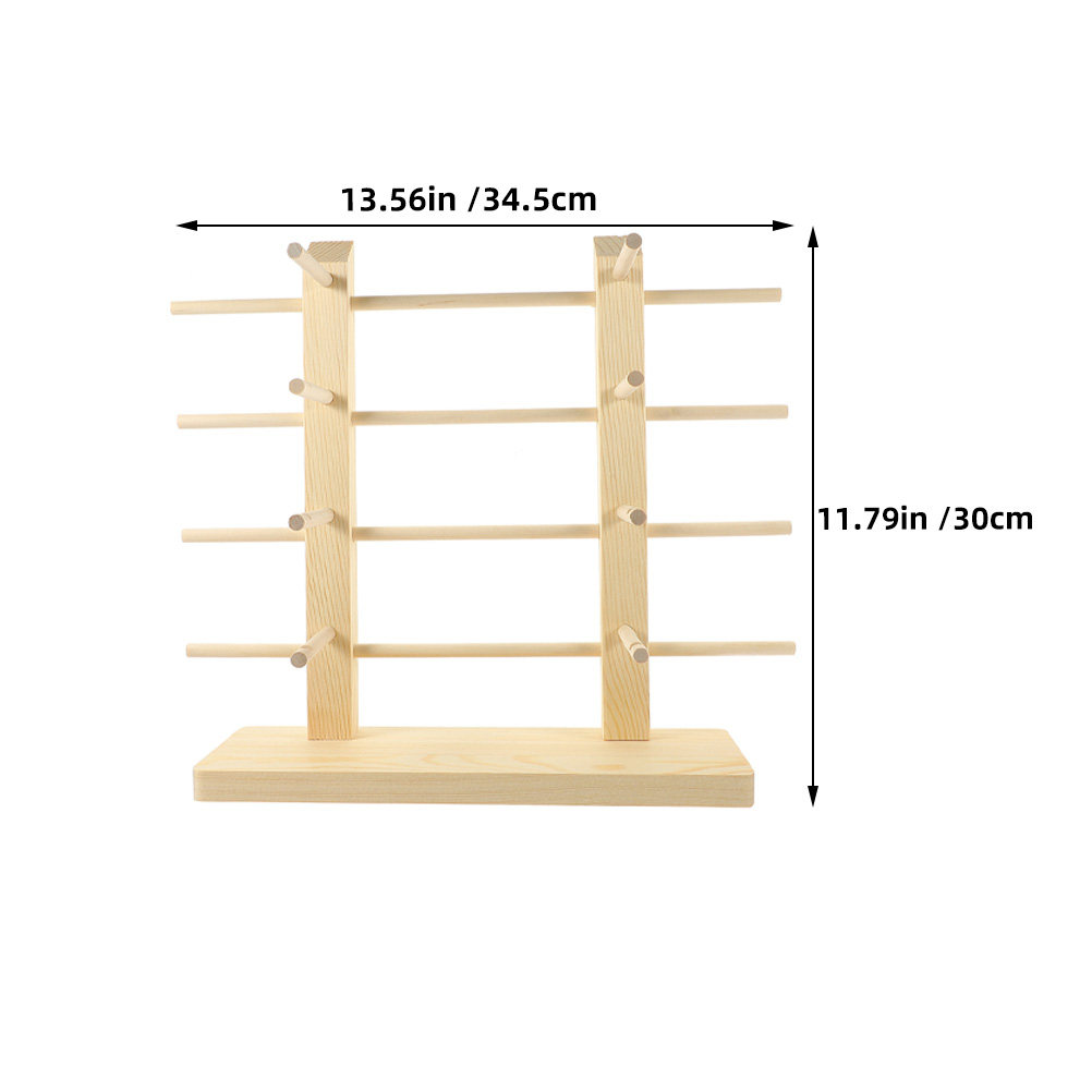 قطعتان من حامل عرض النظارات ال - مراجعة Display Stand Wood وسعره