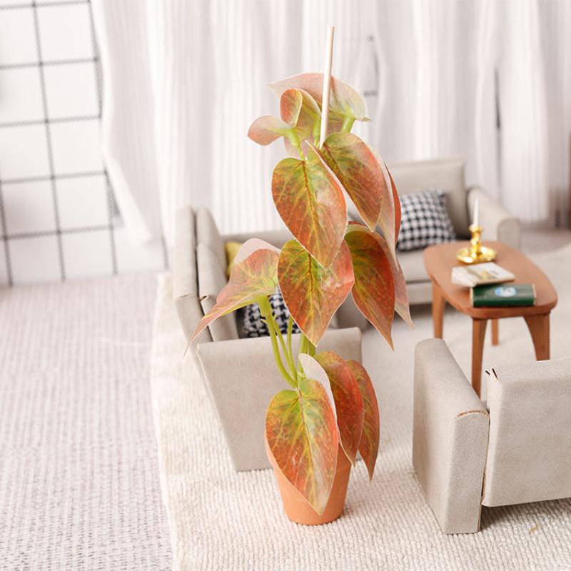 1/12 دمية محاكاة النباتات الخض - مراجعة Bonsai Garden Decor وسعره