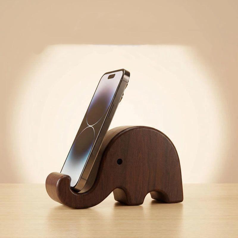 حامل هاتف بسيط ومبتكر من خشب ا - مراجعة Display Stand Wood وسعره
