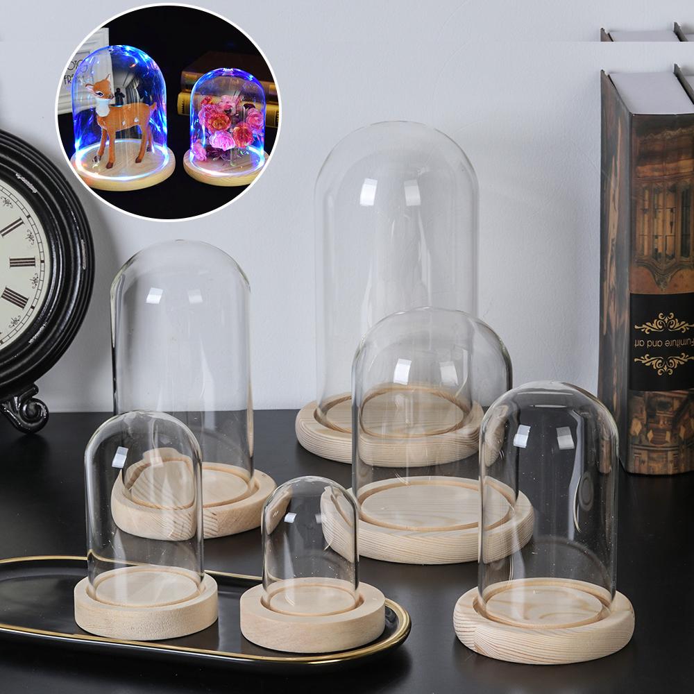 زجاج قاء زجاجي جرة عرض موقف غط - مراجعة Display Stand Wood وسعره